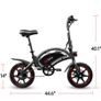 DYU D3F Folding Electric Bike Image 3