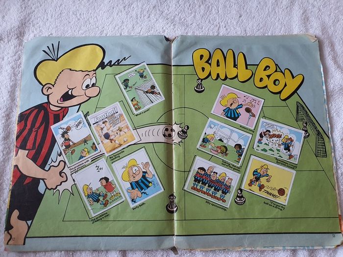 Beano Sticker Book 98% Full + Spare Book about 50% full