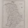 Antrim 1837 Antique Map Including Baronies Image 2