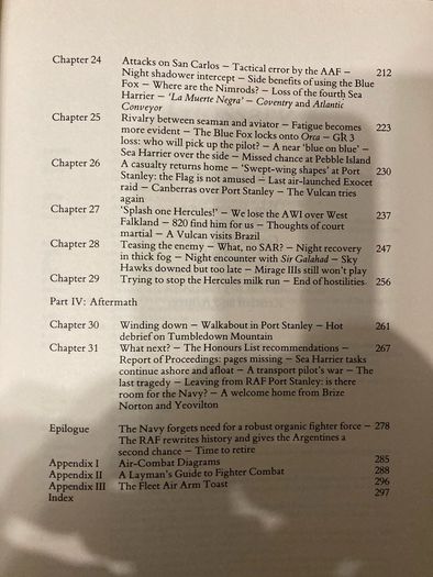 War book: 'Sea Harrier Over The Falklands'