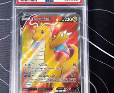 Dragonite V - PSA 8 - Pokemon Evolving Skies