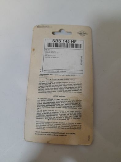 SBS 145HF Brake Pads