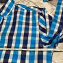 Paul & Shark Mens Blue/Navy/White Check Long Sleeve Shirt Size Medium/39 Image 8