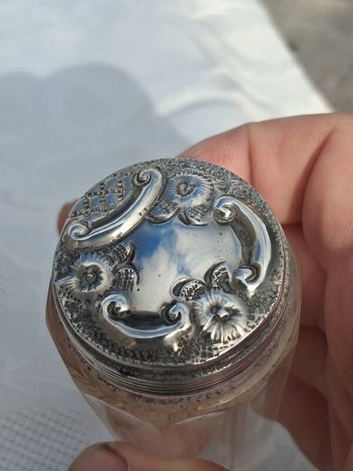 Sterling Silver Art Nouveau Dressing Table Set