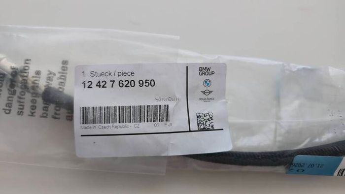 Original BMW 5 series F10 earth strap