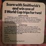 Vintage 1982 World Cup Smithwicks Beer Mat Game Image 4
