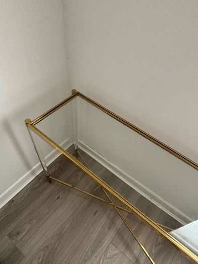 Gold Console Table