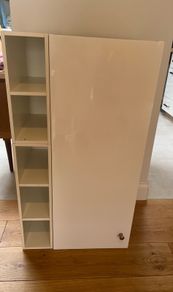 Ikea Metod wall cabinet with shelves door and wine rack 55x100cm