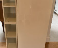 Ikea Metod wall cabinet with shelves door and wine rack 55x100cm