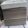 Cersanit Virgo Vanity Unit Dark Oak (Cabinet + Washbasin) Image 7