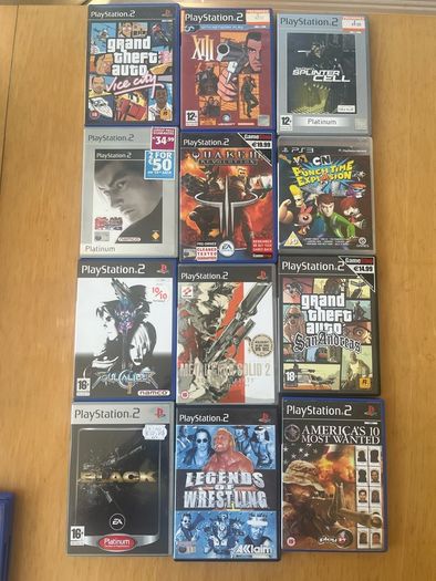Ps1 ps2 ps3 games collection