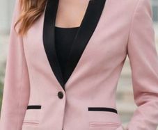 Awear Tuxedo Style Blazer in pink and black - Size 10 worn once
