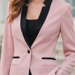 Awear Tuxedo Style Blazer in pink and black - Size 10 worn once
