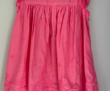 Next Pink dress with cut work detail Age 3-4 EUC