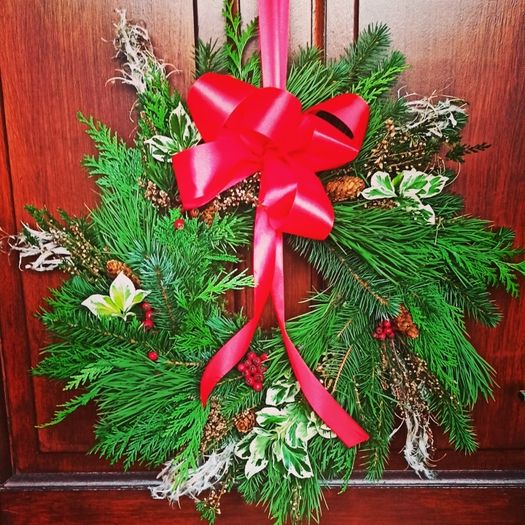 Seasonal wreaths, arrangements made to order