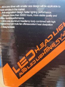 H7 Led headlight bulbs
