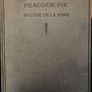Peacock Pie. By Walter  De La Mere.a Book Of Rhymes. 1921 Hardback In Good Condition.35. Image 3