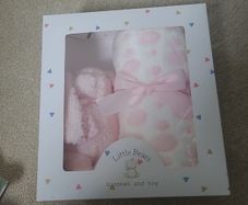 kids blanket and soother