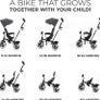 Tricycle, Baby Push Trike, Kids First Bike, Free Wheel Functions, Parenthandle, Footrest, Accessories, Bag, Cupholder, from 9 Months to 5 Years, Gray Image 2