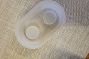 Tealight Candle Holder Silicone Mould for epoxy resin OVAL