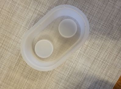 Tealight Candle Holder Silicone Mould for epoxy resin OVAL