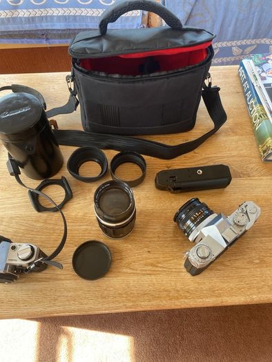 canon film cameras and equipment