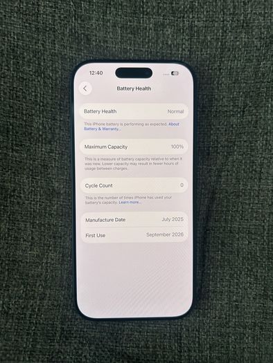 iPhone 17 pro, blue color, 256gb unlocked, brand new!