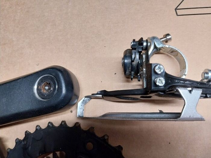 bike drive train 2 x 8