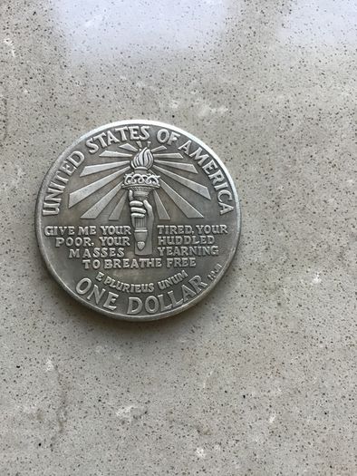 1906 US Dollar - Statue of Liberty/Ellis Island