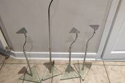 Speaker stands with adjustable height