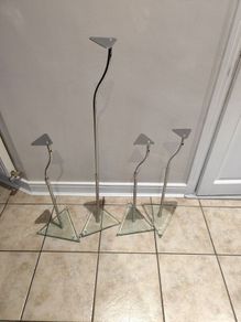 Speaker stands with adjustable height