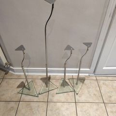 Speaker stands with adjustable height