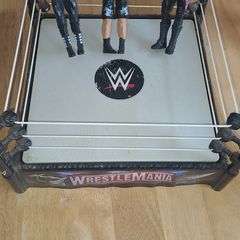 Wresting  ring with figures