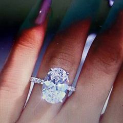 Sterling Silver Solitaire Ring