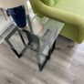 Glass Top Coffee Table and matching Side table Image 8