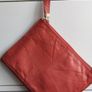 Oasis Orange 100% Real Leather 3 in 1 bag Image 3