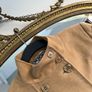 Vintage Per Una Italian Fabric Long Coat Camel beige Colour UK 10 Image 2