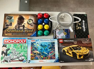 Bundle of games and toys