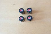 Brand New Audi S-line Black Metal Dust Caps x4