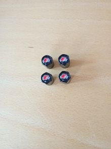 Brand New Audi S-line Black Metal Dust Caps x4