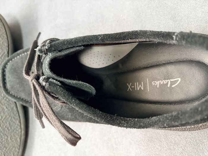 Clarks Black Suede Shoes size eu43