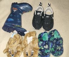 Baby boys shoes,  wellies and slippers