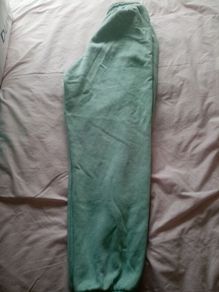 ladies Adidas tracksuit bottoms mint green  UK 10
