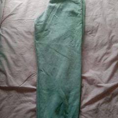 ladies Adidas tracksuit bottoms mint green  UK 10