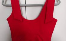 Savida red blouse S new