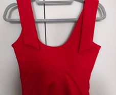 Savida red blouse S new