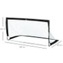 Set of 2 Football Goal Net 6 x 3 ft Foldable Outdoor Sport Training Teens Adults Soccer with Carrying Bag Black Image 3