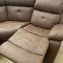 Brand New Brown Fabric Corner Recliner Sofa Image 5