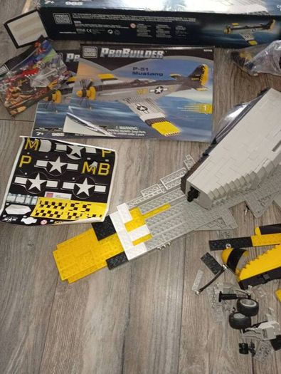 Mega Bloks ProBuilder P-51 Mustang (Set 9772) - Rare Vintage / Lego