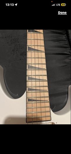 Jackson soloist SLXM electric guitar body parts